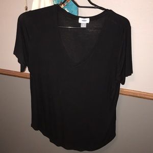 Black plain V neck Old Navy